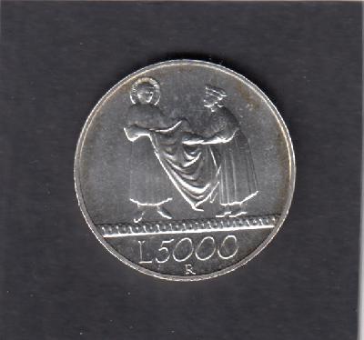 Beschrijving: 5.000 Lire BIRDS